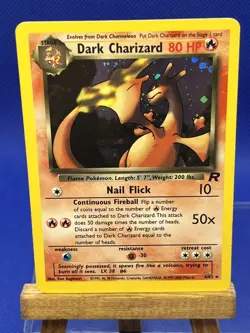 Pokemon Dark Charizard Holo Rare Card 4/82 Pokemon TCG - Image 2