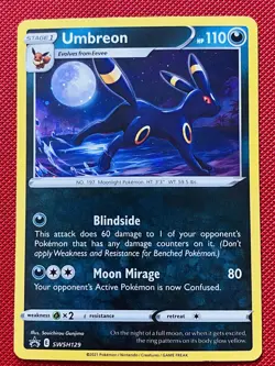 Umbreon SWSH129 SWSH: Sword & Shield Promo Cards Holo LP - Image 1
