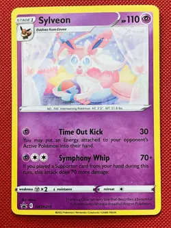 Sylveon SWSH211 - Black Star Promo - Cosmos Holo Pokemon Card NM - Image 1