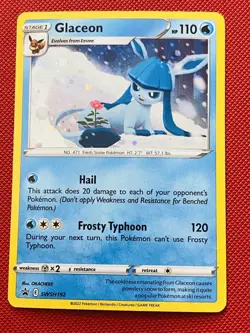 Glaceon SWSH192 SWSH: Sword & Shield Promo Cards Holo NM - Image 1
