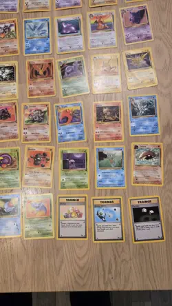 Pokemon TCG Fossil Set Complete Card 62/62 With Binder Folder, WOTC gengar - Image 4