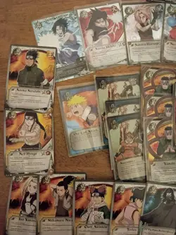 Stack Of 36 Bandai Naruto CCG Cards Foils And Promos - Image 2