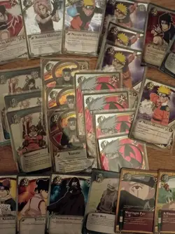 Stack Of 36 Bandai Naruto CCG Cards Foils And Promos - Image 3