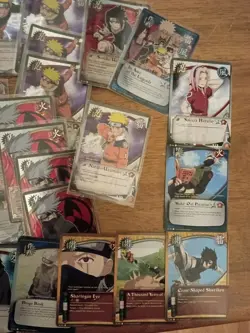 Stack Of 36 Bandai Naruto CCG Cards Foils And Promos - Image 4