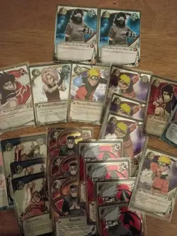 Stack Of 36 Bandai Naruto CCG Cards Foils And Promos - Image 5