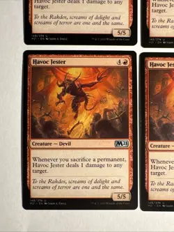 4x Mtg Core Set 2021 M21 Havoc Jester NM/M Magic The Gathering - Image 2