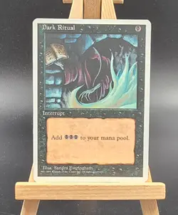 Dark Ritual (Fourth Edition (4ED) Magic Karte Englisch (Schwarzer Ritus) - Image 1