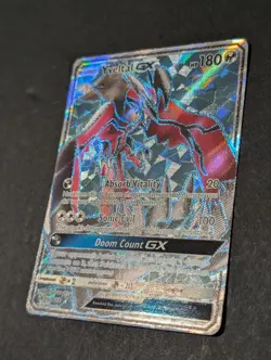 Pokemon Yveltal GX Full Art 124/131 Sm-Forbidden Light Holo Card - Image 2