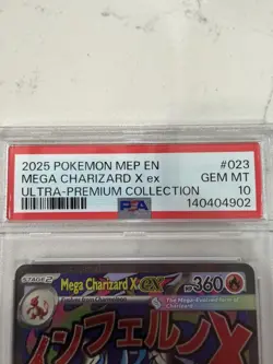 2025 POKEMON MEP EN MEGA CHARIZARD X exULTRA-PREMIUM COLLECTION - Image 5