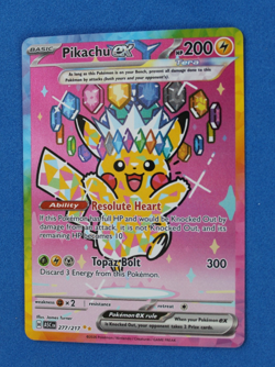 POKEMON ASCENDED HEROES PIKACHU EX SPECIAL ILLUSTRATION RARE 277/217 - Image 1