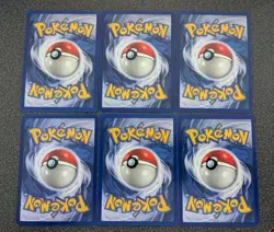 Pokemon 1st Edition Base Basic Set Shadowless Energy Lot 6 Card Set - Image 2