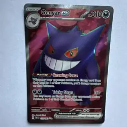 Pokemon Gengar ex Ultra Rare 193/162 SV05 Temporal Forces 310 HP Holo English - Image 1