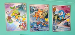 Pokemon First Partners Illustration Series 1 Gen4 Promo Set Pokemon - Image 1