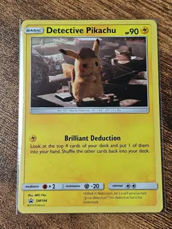 Detective Pikachu SM194 - Black Star Promo HOLO Pokemon TCG - Image 1