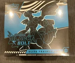 Pokemon TCG Scarlet & Violet Black Bolt ETB Elite Trainer Box - Factory Sealed - Image 1