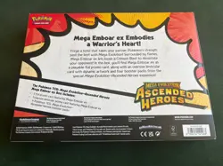 Pokemon TCG: Mega Evolutions Ascended Heroes 🔥 Mega Emboar ex 🔥 New Sealed Box - Image 2