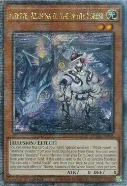 Yugioh! LP Elzette, Azamina of the White Forest - SUDA-EN008 - Quarter Century S - Image 1