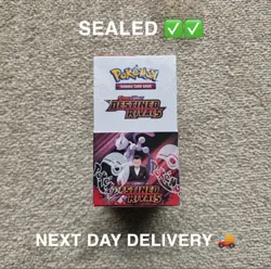 Pokemon TCG Scarlet & Violet Destined Rivals Half Booster Box| 18 Packs | Sealed - Image 1