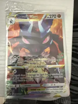 Pokemon TCG Lucario VSTAR SWSH291 Crown Zenith Promo Factory Sealed, Near Mint - Image 1