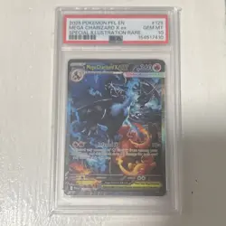 Pokemon Mega Charizard X ex Phantasmal Flames Special Illustration Rare Holo PS… - Image 1