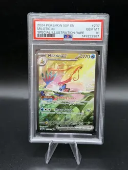 Pokemon Milotic ex Surging Sparks Special Illustration Rare #237 PSA 10 Gem Mint - Image 1