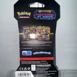 Pokemon Tcg Phantasmal Flames Sleeved Booster Brand New Sealed in hand!! ENG - Image 2