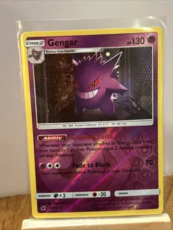 Gengar 38/111 Sm-Crimson Invasion Reverse Holo Pokemon - Image 1