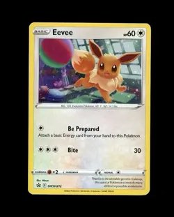 2022 Pokemon COSMOS BLACK STAR PROMO EEVEE HOLO (SWIRL) SWSH212! NM - - Image 1
