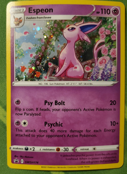 Espeon SWSH174 2021 Pokemon Black Star Promo Holo LP - Image 1