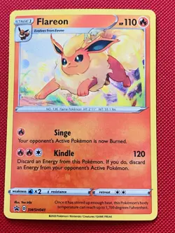 Flareon SWSH041 Cosmos Holo Promo Sword & Shield Promo Pokemon Near Mint - Image 1