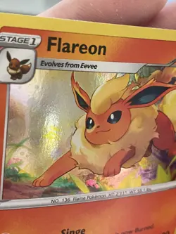 Flareon SWSH041 Cosmos Holo Promo Sword & Shield Promo Pokemon Near Mint - Image 3