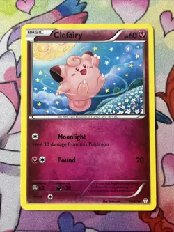 Clefairy 50/83 Pokemon card XY Generations common LP - Image 1