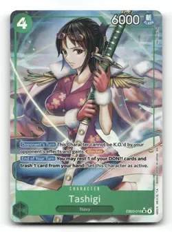 Tashigi (Alternate Art) EB03-018 - Heroines Edition - One Piece Card NM/M - Image 1