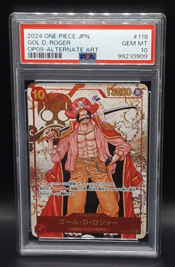PSA 10 One Piece Gol D Roger OP09-118 Alternate Art Japanese Gem Mint Karte 0909 - Image 4