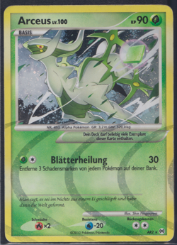 Arceus Holo Rare AR2 - Arceus Set - DE - PO - Pokemon TCG Karte - Image 1