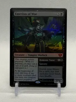 Emeritus of Woe #80 - Secrets Of Strixhaven (SOS) Foil Mythic Rare MTG Card ￼ - Image 1