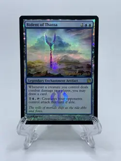 Bident of Thassa - Prerelease Launch Promo - MTG - Foil Promo - Magic - Image 1