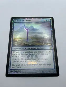 Bident of Thassa - Prerelease Launch Promo - MTG - Foil Promo - Magic - Image 2