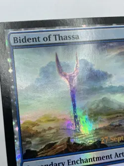 Bident of Thassa - Prerelease Launch Promo - MTG - Foil Promo - Magic - Image 5