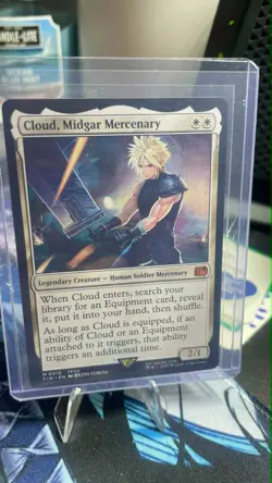 Cloud, Midgar Mercenary 0010 Final Fantasy NM *NON-FOIL* - Image 1