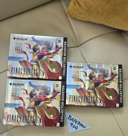 Magic the Gathering: Final Fantasy Collector Omega Booster NEW SEALED Lot Of 3 - Image 1