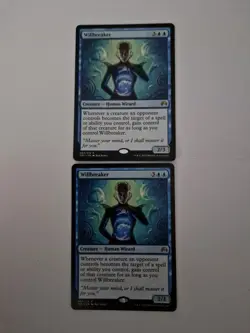Magic The Gathering X2 Willbreaker Origins Rare Wizard - Image 1