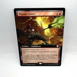 x1 Plasma Caster Extended Art R MTG Universes Beyond: Fallout Magic - Image 1
