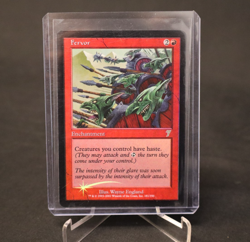 MTG FOIL Fervor - 7th Edition Magic the Gathering Rare NM - Image 1