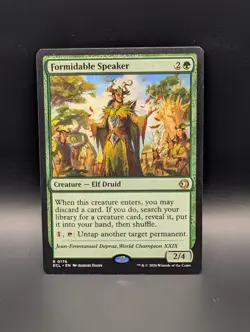 MTG - Formidable Speaker - Normal - Creature (Elf Druid) - ECL #176 - Rare - Image 1