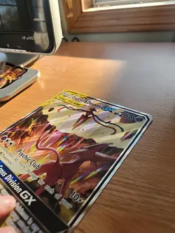 JUMBO TAG TEAM Pokemon Espeon & Deoxys GX SM240 Promo Holo Card 2019 - Image 5