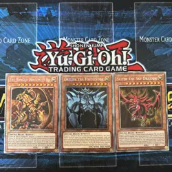 Yu-Gi-Oh! RA04 Egyptian God Card Set Platinum Secret Rare - Image 2