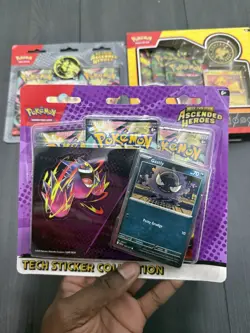 Pokemon Ascended Heroes Tech Sticker And Pokemon Day Bundle x3 Pieces - New - Image 2