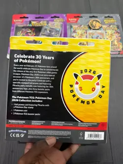 Pokemon Ascended Heroes Tech Sticker And Pokemon Day Bundle x3 Pieces - New - Image 5