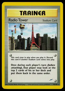Pokemon Card - Radio Tower Neo Destiny 95/105 Rare - Image 1